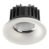 Ввстраиваемый светодиодный светильник SONEX Drum 357603 алюминий белый 