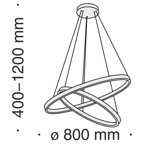 Подвесной светодиодный светильник Maytoni Rim MOD058PL-L74W4K  фото 8