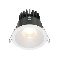 Встраиваемый светодиодный светильник Maytoni Technical Zoom Dim Triac DL034-L12W3K-D-W 